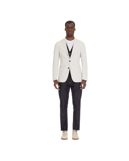 Eleventy Jassen ,Wit ,Blazer in het White voor heren