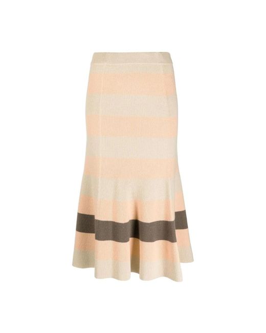Joseph Rokken ,Katoen Cashmere Katoenen Gebreide Rok in het Natural