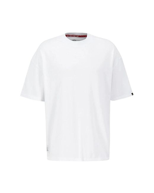 Alpha Industries White T-Shirts for men
