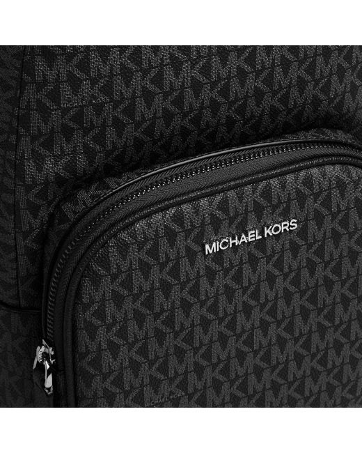 Michael Kors Tassen ,Zwart ,Polyester Canvas Sling Rugzak Met Exclusieve Print in het Black voor heren