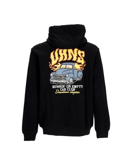Vans Hoodies & Sweatvesten ,Zwart ,Katoen Zwarte Zip Hoodie Met Aangepast Logo in het Black voor heren