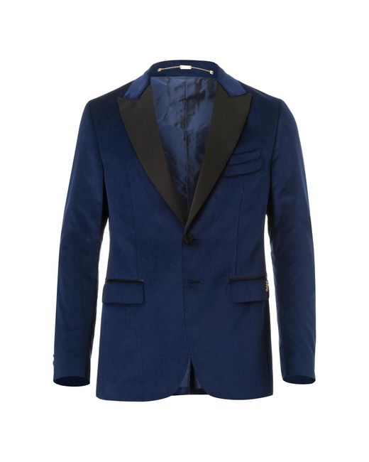 Billionaire Jassen ,Blauw ,Katoen Blazer "Brian" in het Blue voor heren