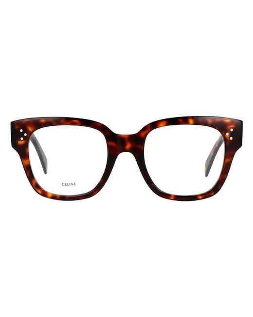 Glasses Céline de color Brown