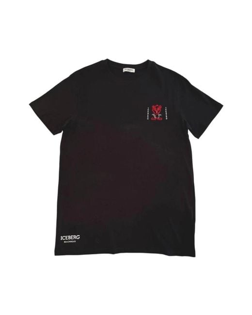 Iceberg Black T-Shirts for men