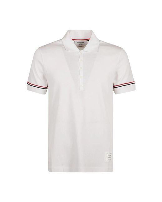 Thom Browne White Polo Shirts for men