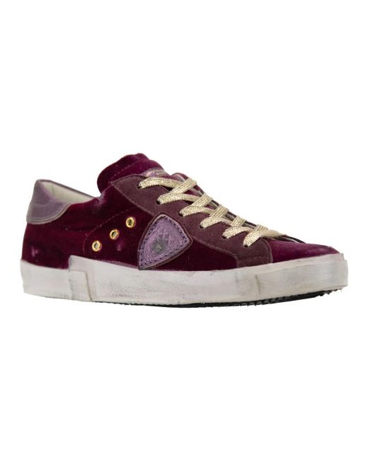 Philippe Model Purple Sneakers