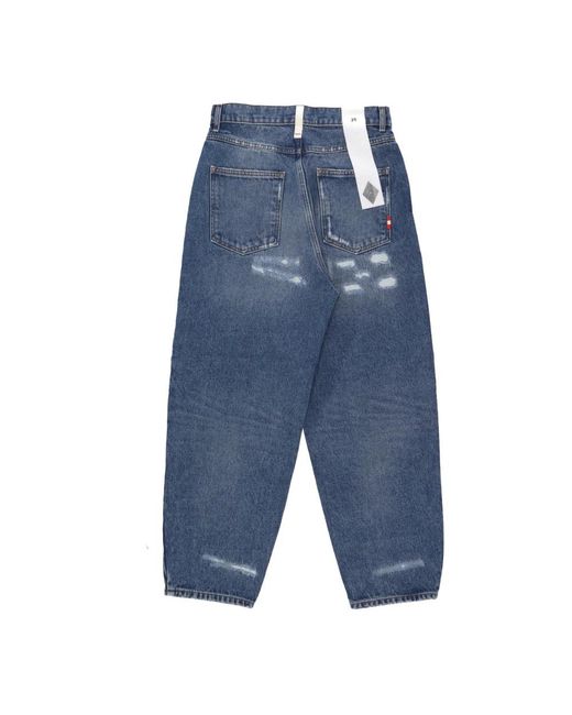 AMISH Blue Loose Fit Jeans
