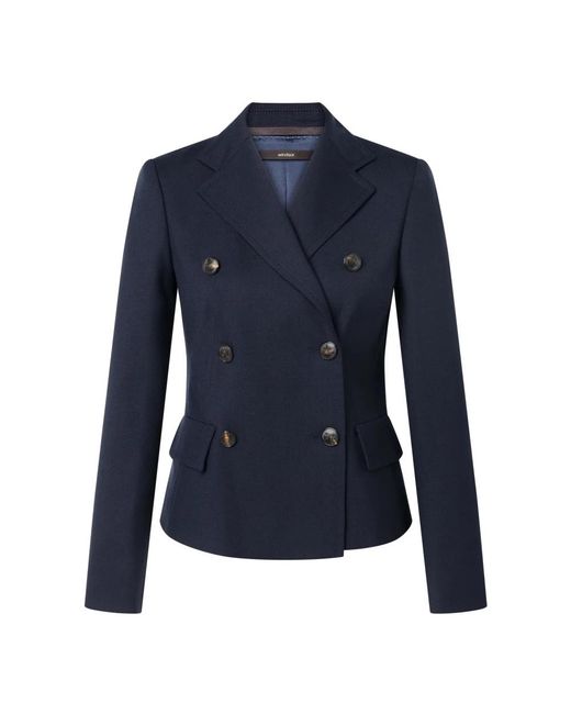 Windsor. Jassen ,Blauw ,Leer Pantalon Dh 334V2 in het Blue