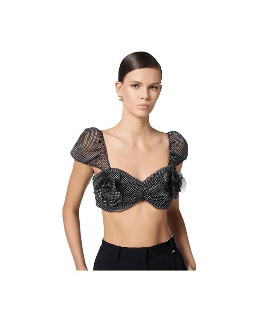 Elisabetta Franchi Black Blouses