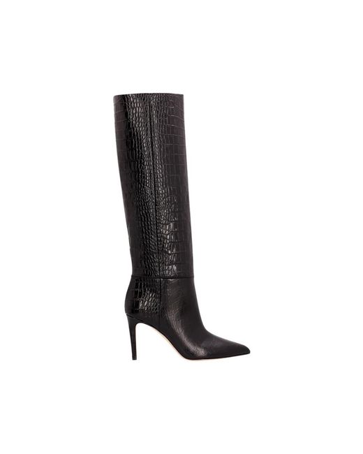 Paris Texas Black High Boots