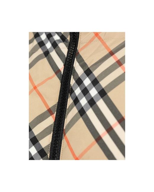Burberry Jassen ,Leer Snowdon Puffer Jacket in het Natural voor heren