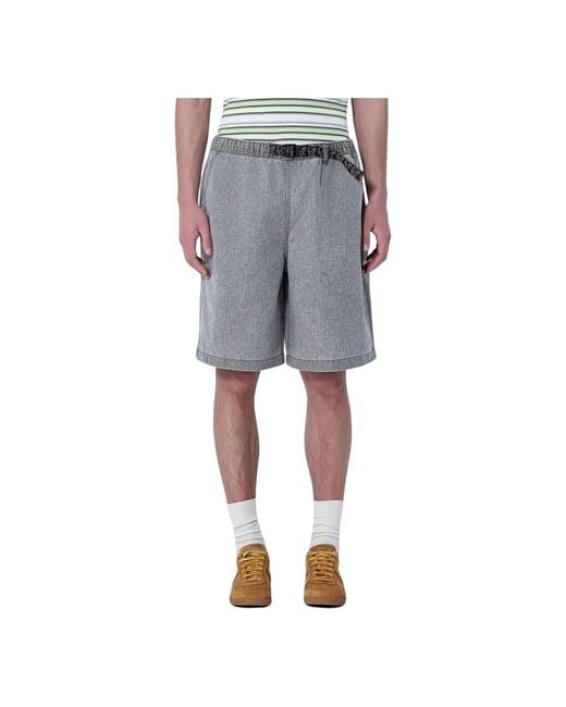 Brain Dead Gray Casual Shorts for men