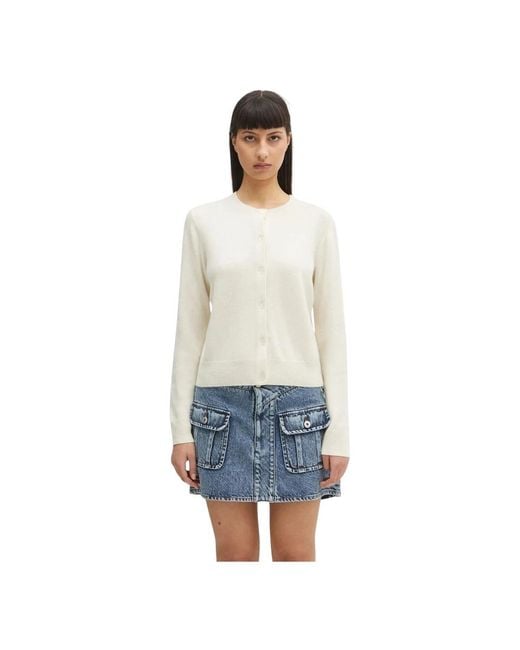 Samsøe & Samsøe Saboston Cardigan in het White