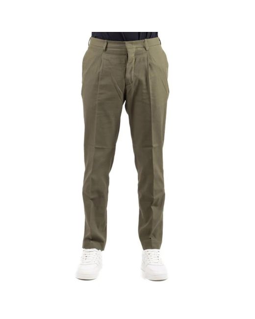 hindustrie Hpa005S01 Slim Broeken in het Green voor heren