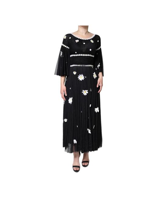 Dolce & Gabbana Black Maxi Dresses