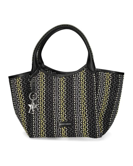 Emporio Armani Black Shopping Bags