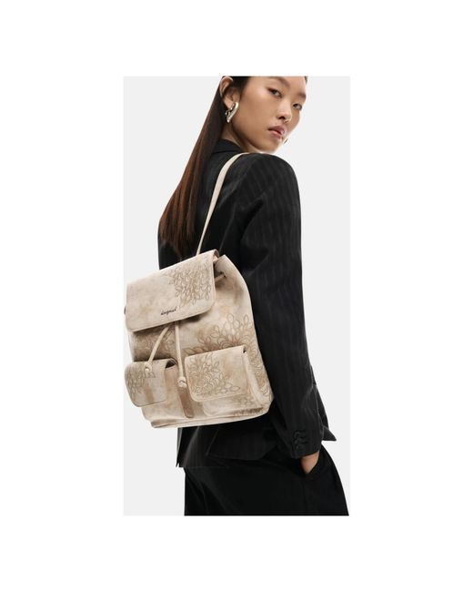 Backpacks Desigual de color Natural