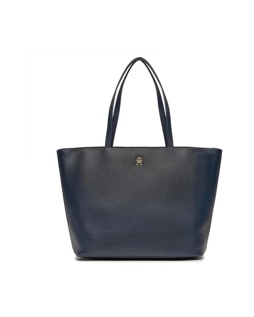 Shoulder Bags Tommy Hilfiger de color Blue