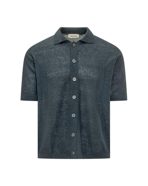 ATOMOFACTORY Blue Short Sleeve Shirts for men