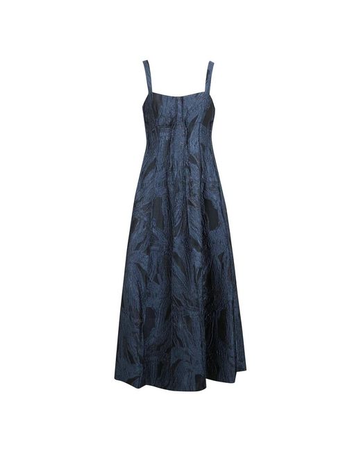 Jonathan Simkhai Midi Dresses in het Blue