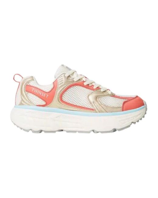 Twinset Pink Sneakers
