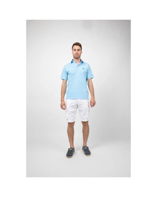Mason's Blue Casual Shorts for men