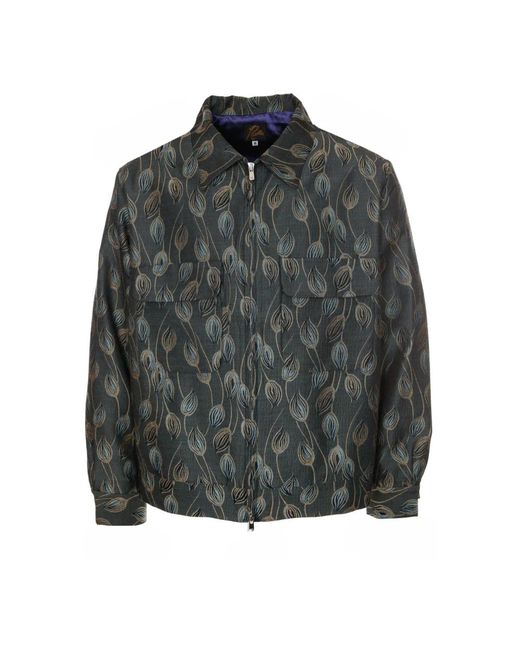 Needles Gray Light Jackets for men