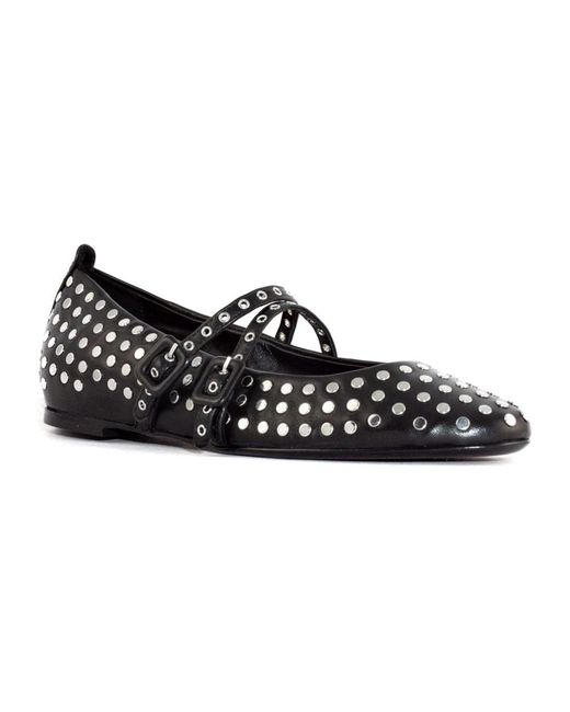 Halmanera Black Ballerina Shoes