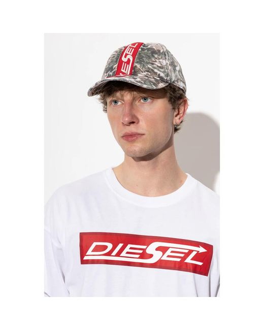 DIESEL Accessoires ,Groen ,Caps in het Red voor heren