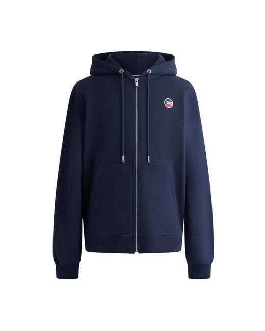 Fusalp Hoodies & Sweatvesten ,Blauw ,Vortico Sweatshirt in het Blue voor heren
