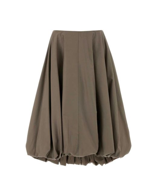 Balenciaga Gray Midi Skirts