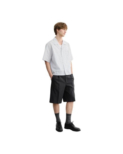 DUNST Black Long Shorts for men