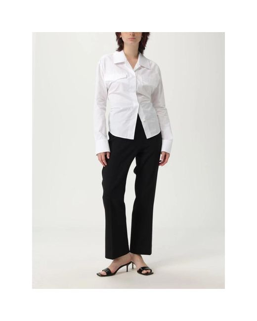 Max Mara Black Straight Trousers