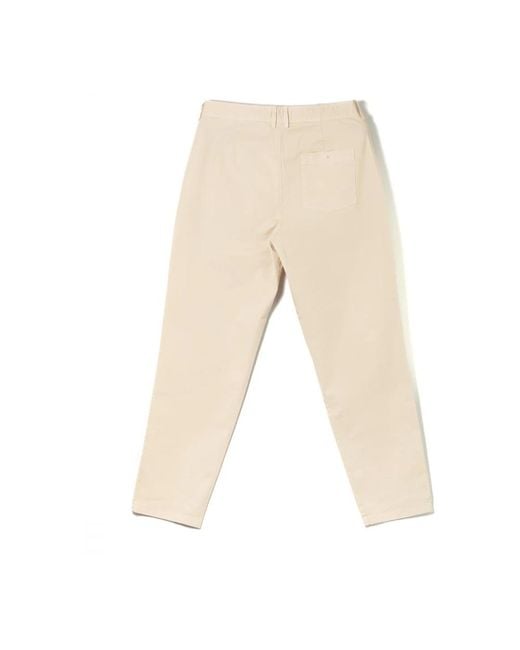 Wax London Natural Straight Trousers for men