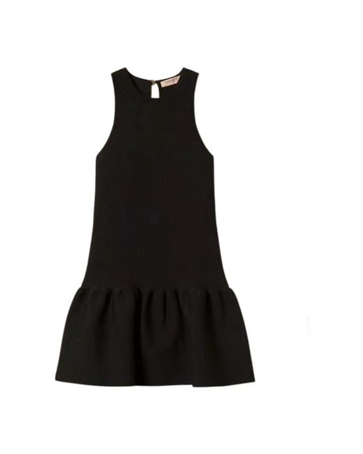 Twinset Black Short Dresses