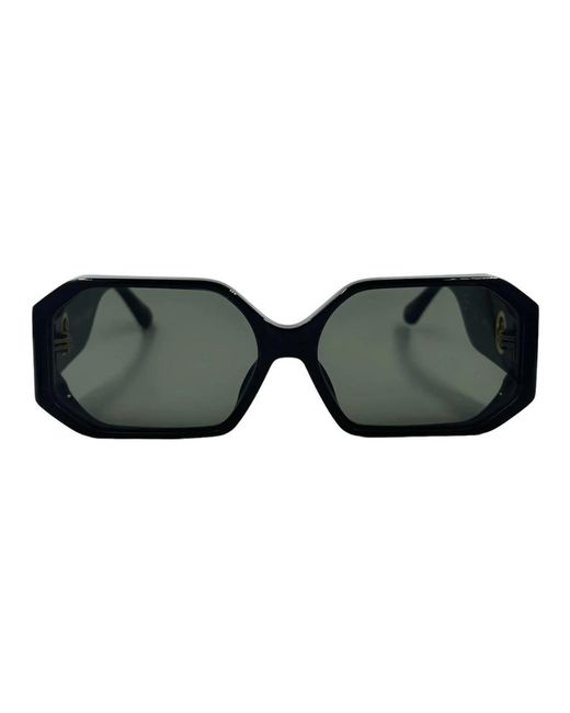 Linda Farrow Black Sunglasses