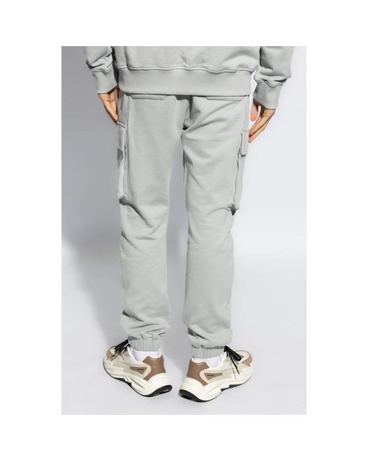 Balmain Cargo-stil-sweatpants in Gray für Herren
