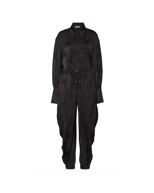 The Attico Black Jumpsuits