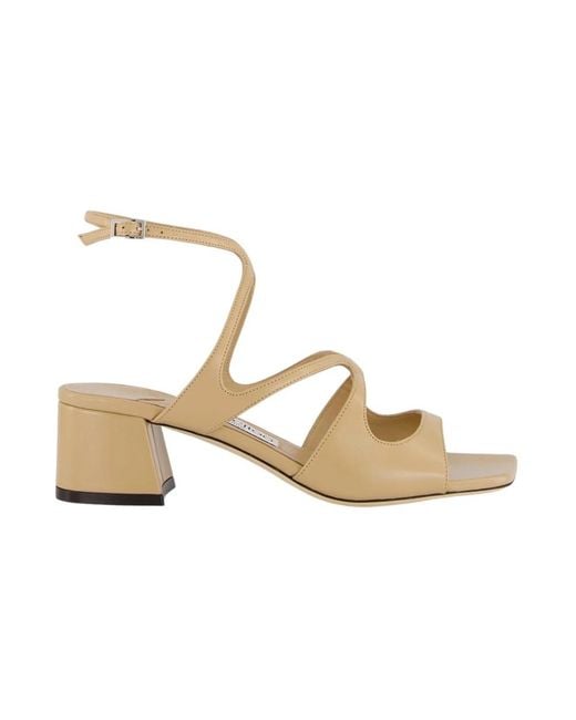 Jimmy Choo Metallic High Heel Sandals