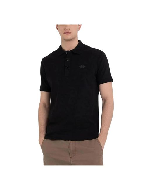 Replay Black Polo Shirts for men
