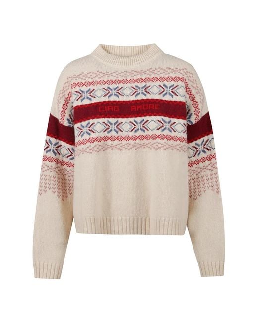 Giada Benincasa Pink Ciao Amore Pullover