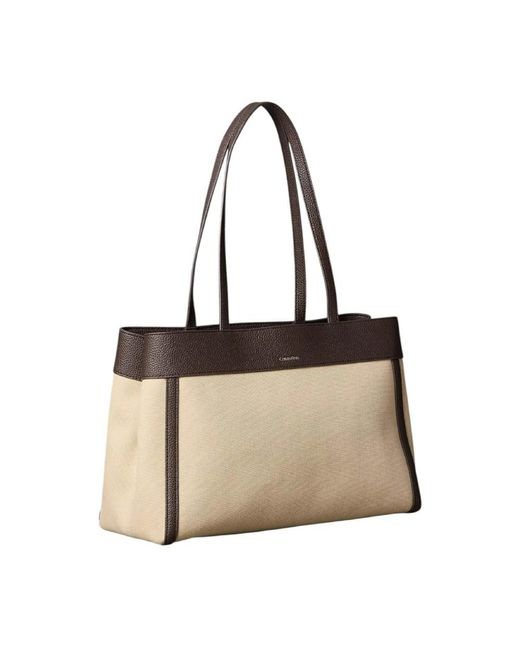 Calvin Klein Natural Tote Bags