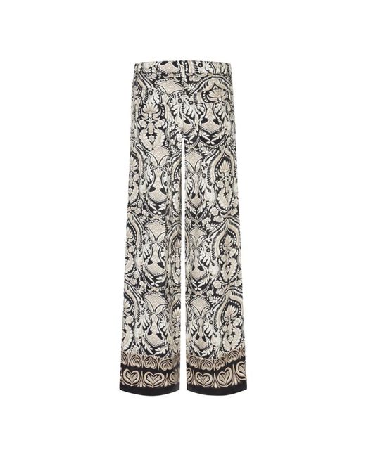 Cambio Multicolor Wide Trousers