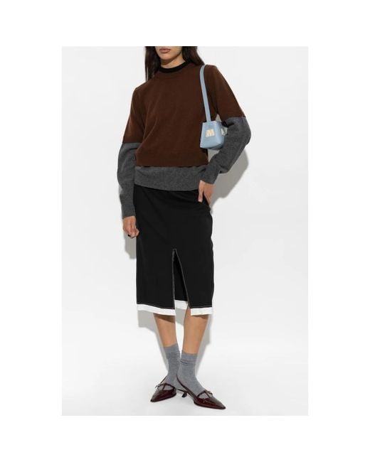 Marni Brown Cashmere Knitwear