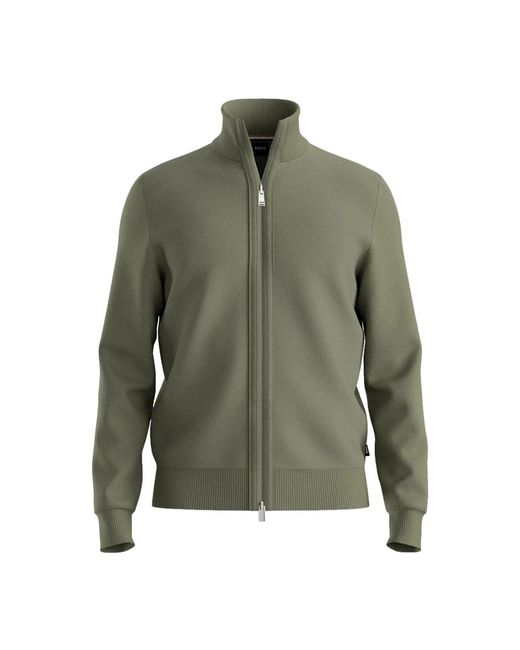 Cardigans Boss pour homme en coloris Green