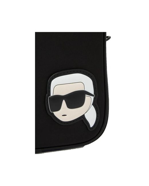 Karl Lagerfeld Black Cross Body Messenger for men