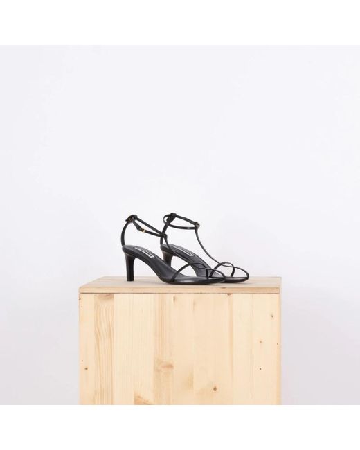 High Heel Sandals di Jil Sander in Metallic