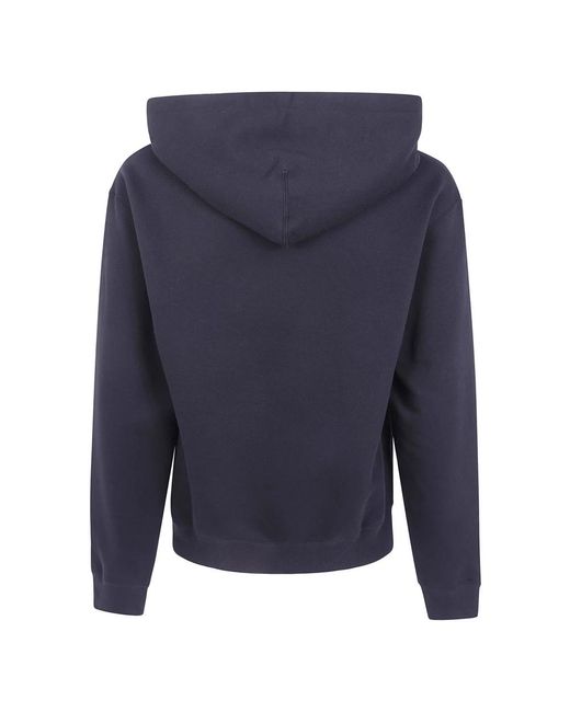 Jil Sander Bedrukte Hoodie in het Blue voor heren