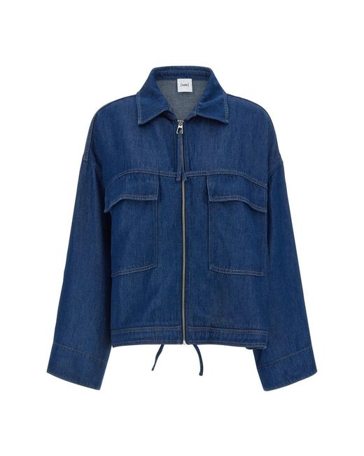 Nude Blake Wide Denim Jacket in het Blue