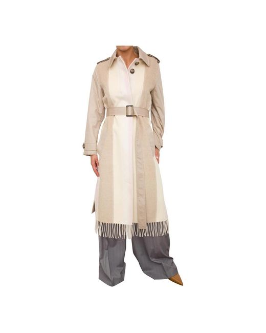 Cappotto marrone di Marella in Natural